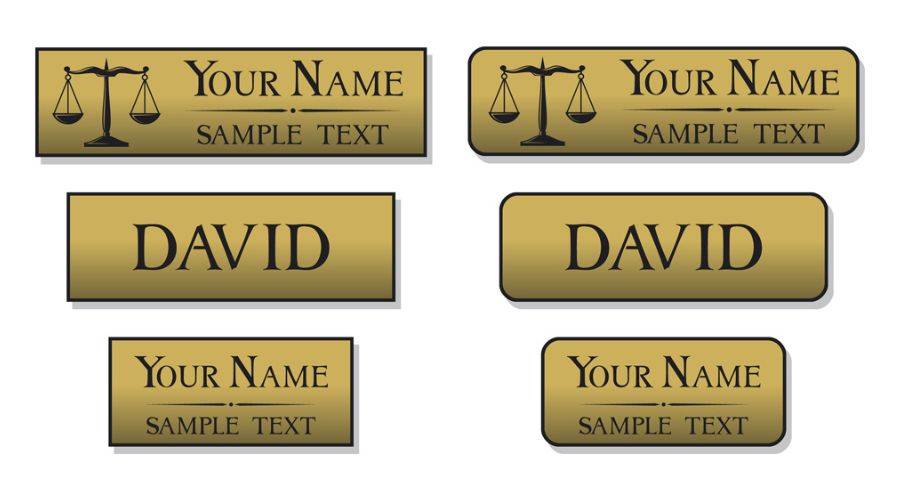 name plates for doors